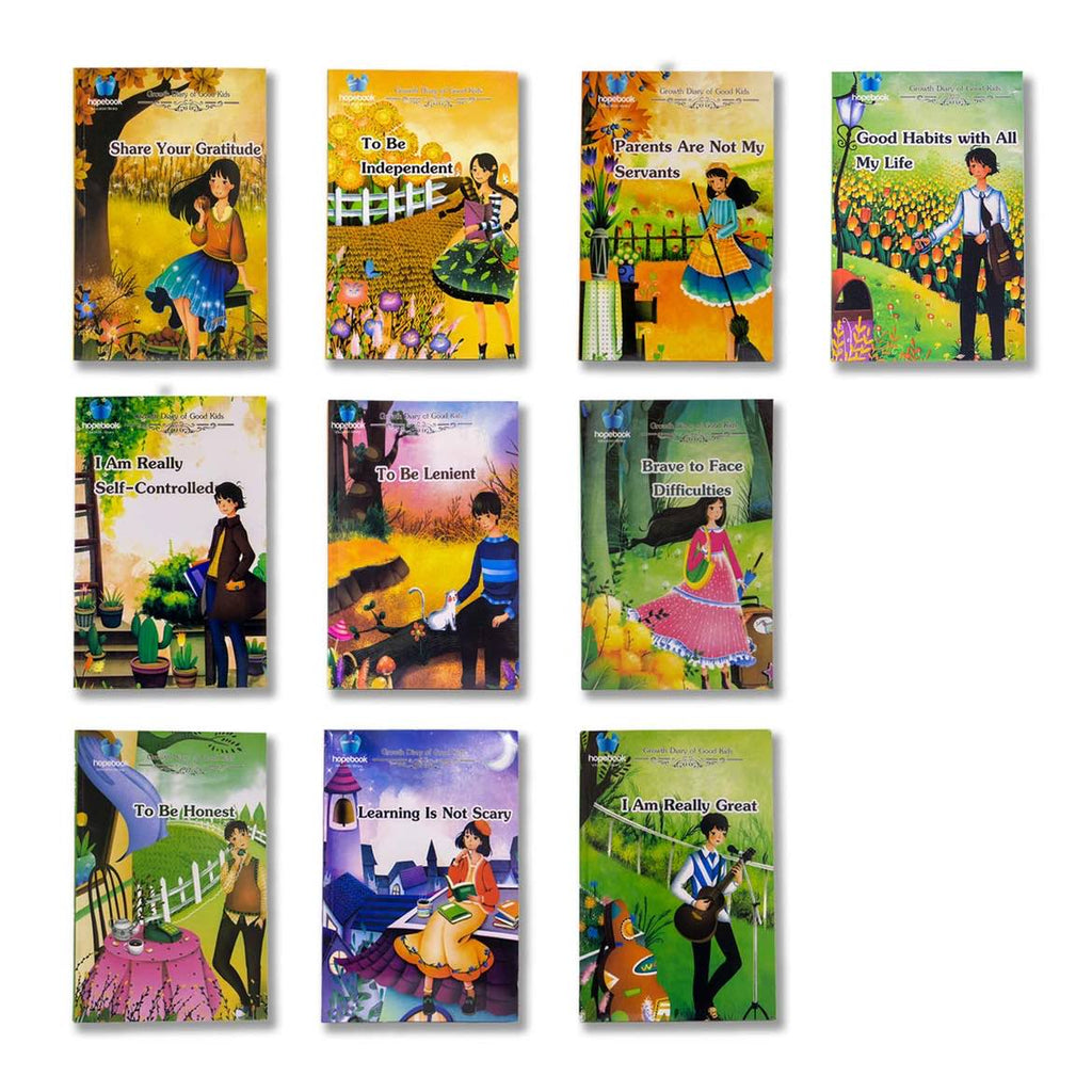 Growth Diary of Good Kids | Must-Read Inspirational 10-Book Set for Kids Ages 5-17